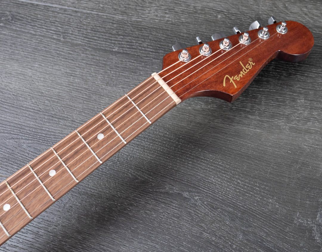 Fender California Standard Redondo Mini Acoustic Guitar, Natural Sapele