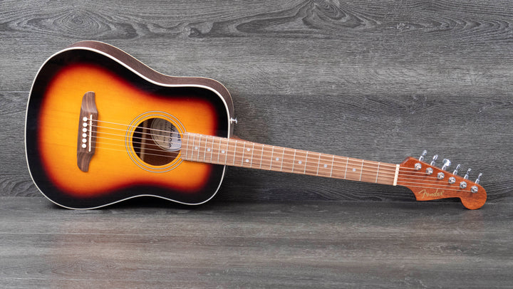 Fender California Standard Redondo Mini Acoustic Guitar, 3-Color Sunburst