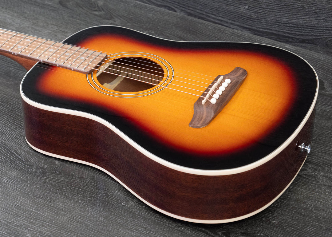 Fender California Standard Redondo Mini Acoustic Guitar, 3-Color Sunburst