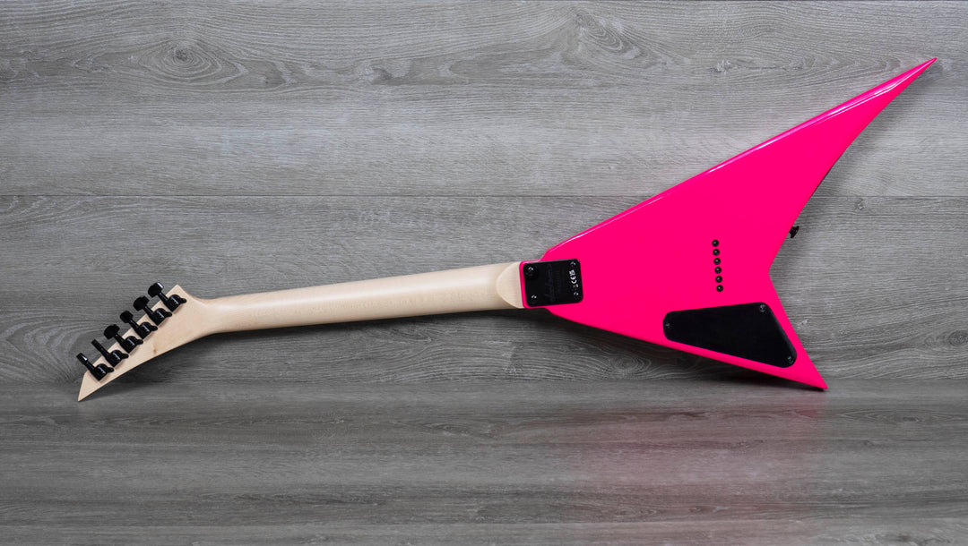 Jackson JS Series RR Minion JS1X, touche en érable, rose fluo