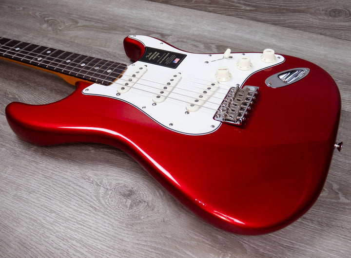 Fender American Vintage II 1965 Stratocaster, Round-Lam Rosewood Fingerboard, Candy Apple Red