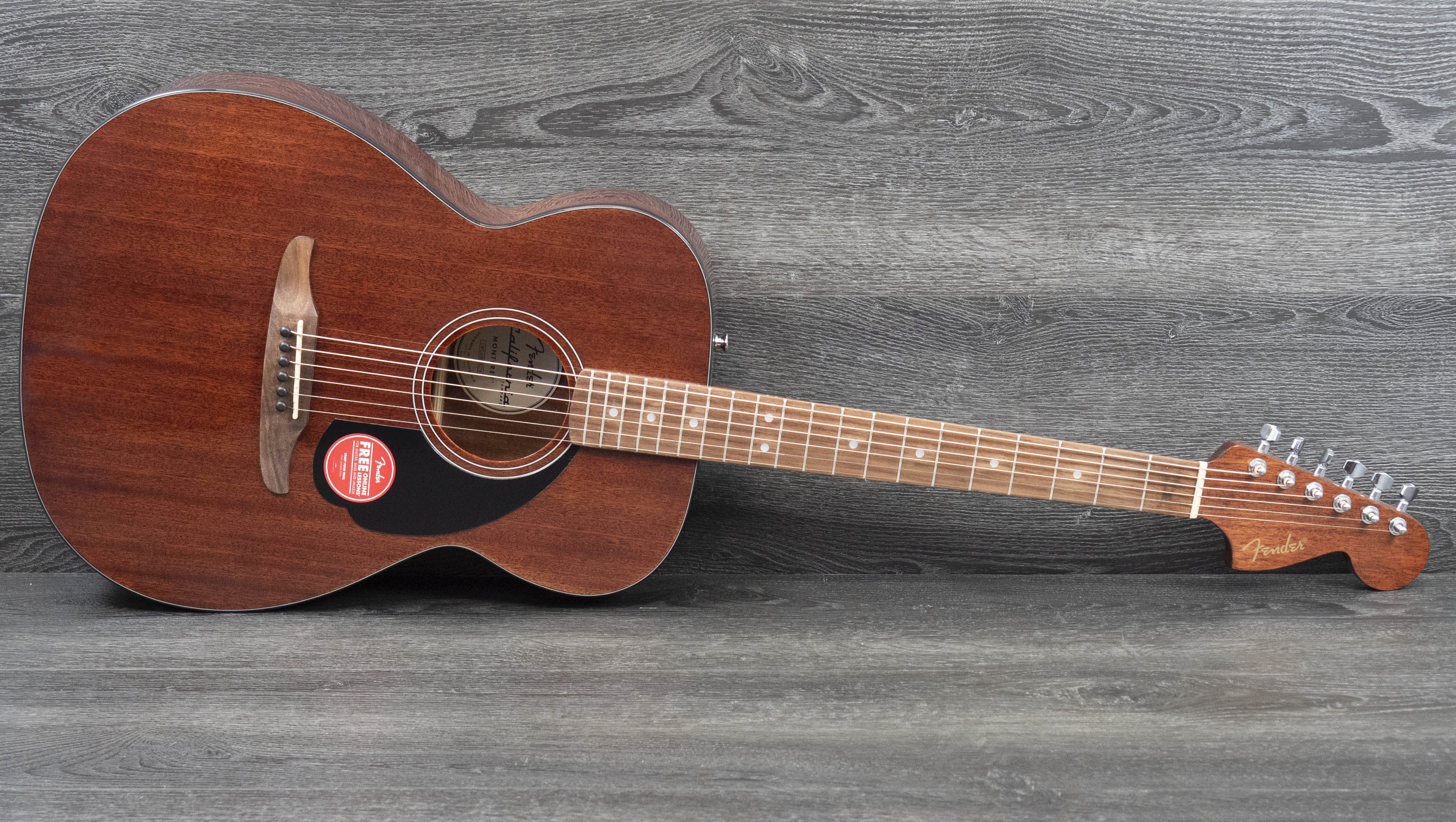 Fender California Standard Monterey Acoustic Guitar, Natural