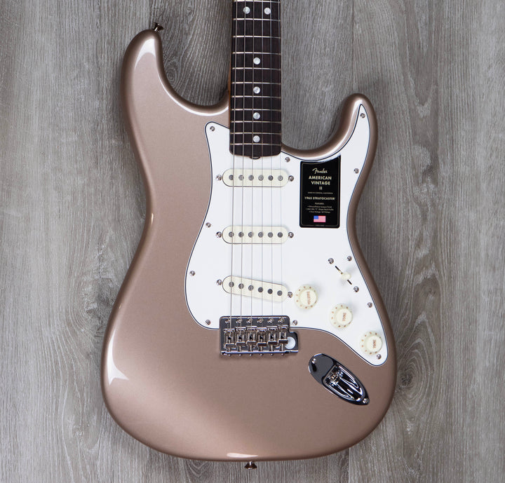 Fender American Vintage II 1965 Stratocaster, Round-Lam Rosewood Fingerboard, Shoreline Gold