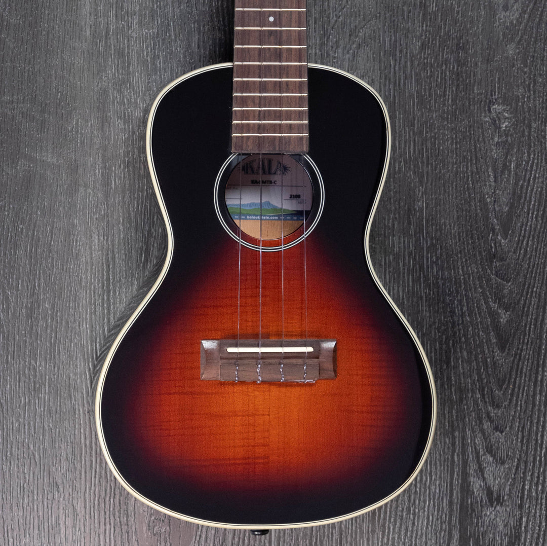 Kala KA-FMTB-C Gloss Flame Maple Ukulele Concert, Sunburst