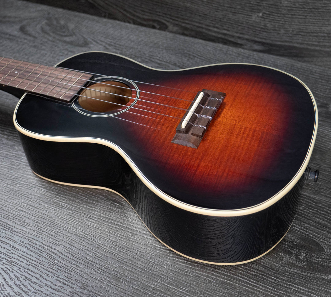 Kala KA-FMTB-C Gloss Flame Maple Ukulele Concert, Sunburst