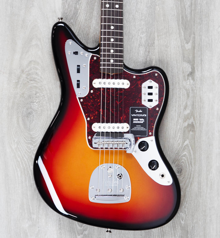 Fender Vintera III Mid '60s Jaguar, Rosewood Fingerboard, 3-Color Sunburst