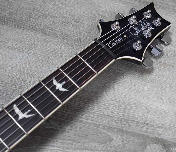 PRS SE Custom 24 Semi-Hollow Piezo Electric Guitar, Charcoal Burst