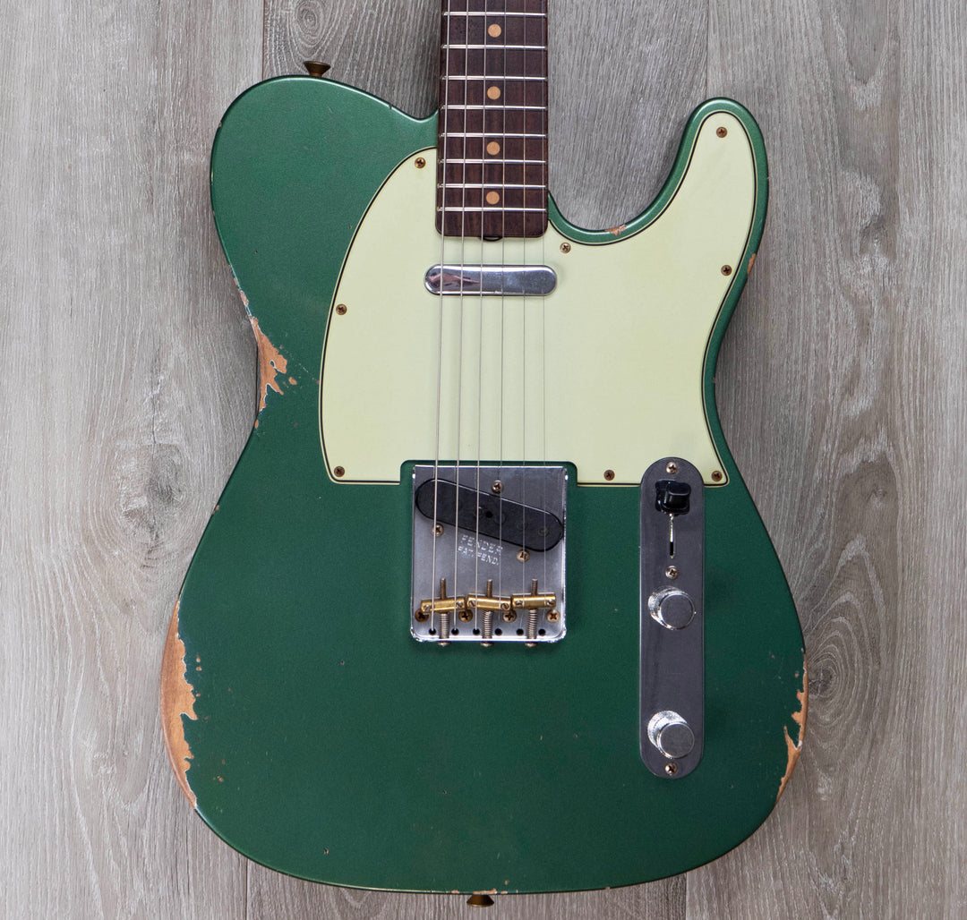 Fender Custom Shop Limited Edition 1960 Telecaster Relic, Aged Sherwood Green Metallic