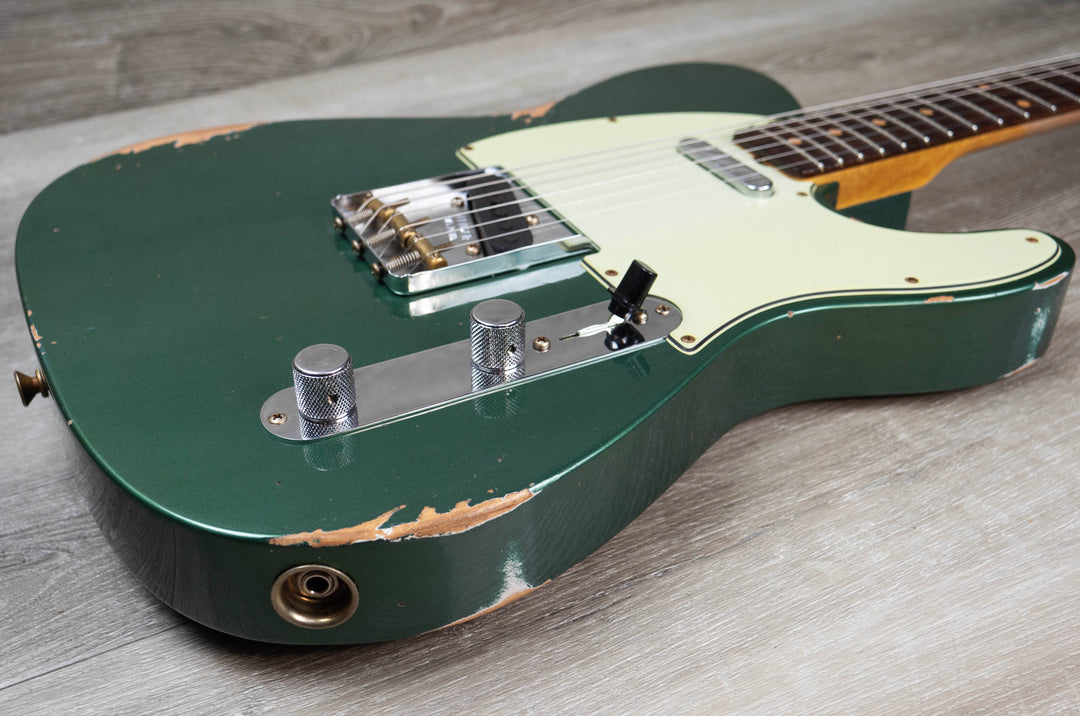 Fender Custom Shop Limited Edition 1960 Telecaster Relic, Aged Sherwood Green Metallic