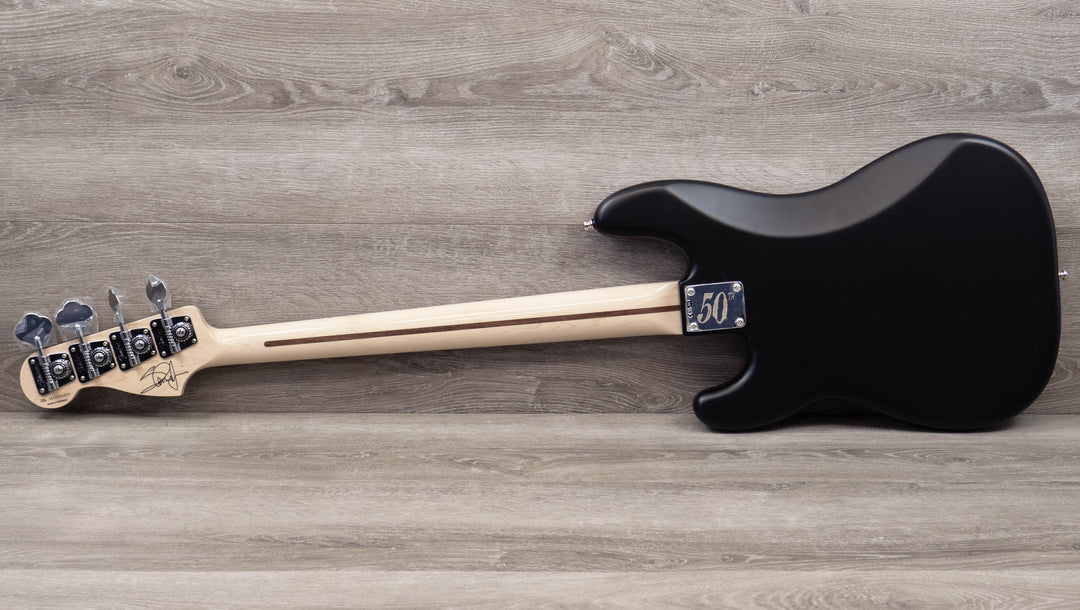 Fender Limited Edition 50th Anniversary Steve Harris Precision Bass, Maple Fingerboard, Satin Black