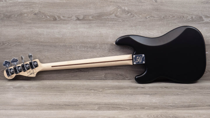 Fender Limited Edition 50th Anniversary Steve Harris Precision Bass, Maple Fingerboard, Satin Black