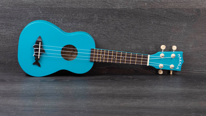 Makala Mako Blue Soprano Shark Ukulele