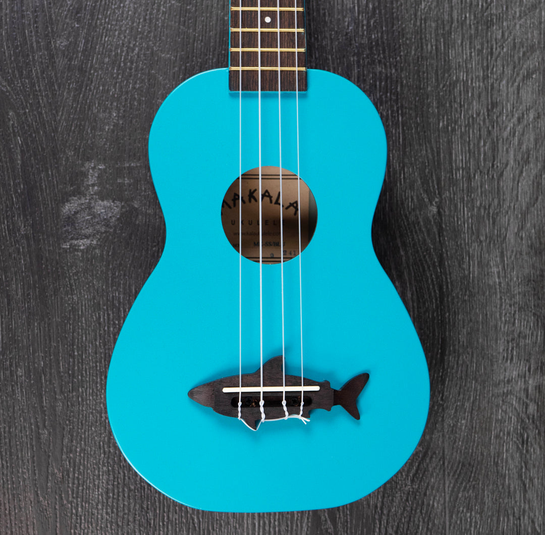 Makala Mako Blue Soprano Shark Ukulele