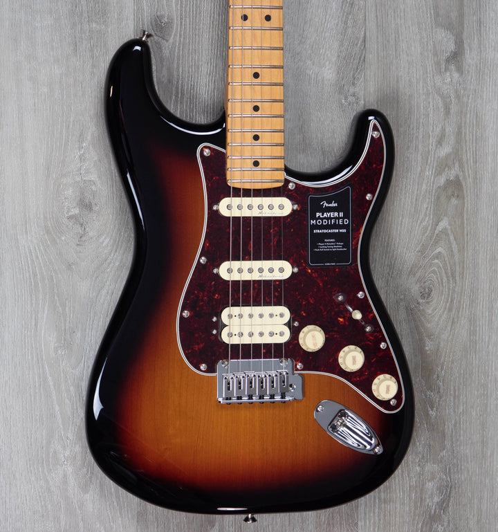 Fender Player II Modified Stratocaster HSS, Maple Fingerboard, 3-Colour Sunburst