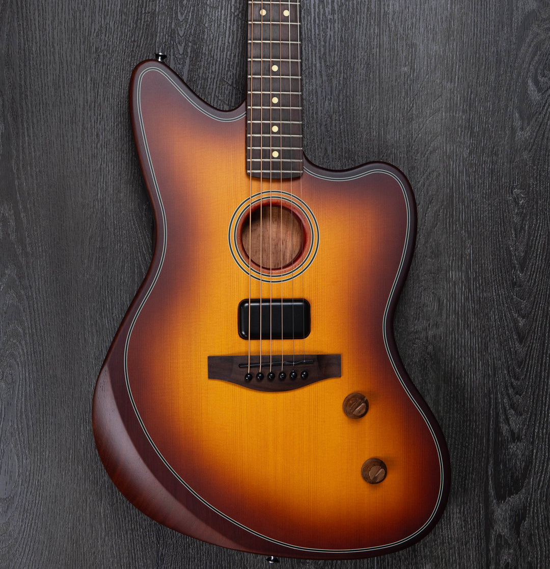 Fender Acoustasonic Player Jazzmaster, 2 couleurs Sunburst