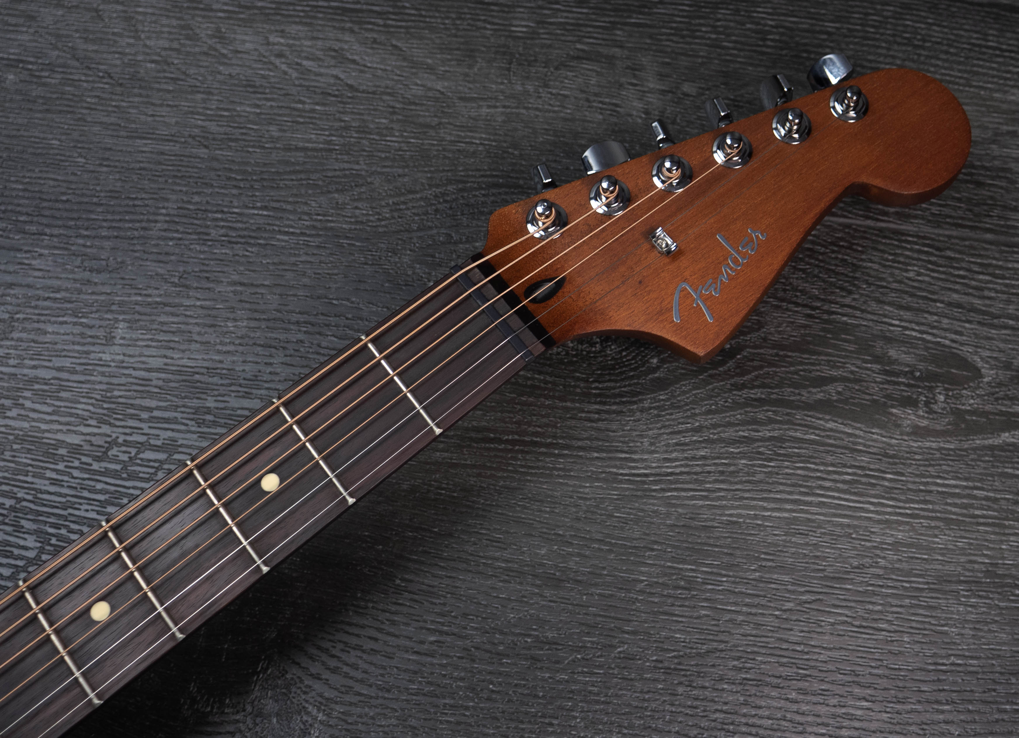 Fender Acoustasonic Standard Jazzmaster, Honey Burst – A Strings