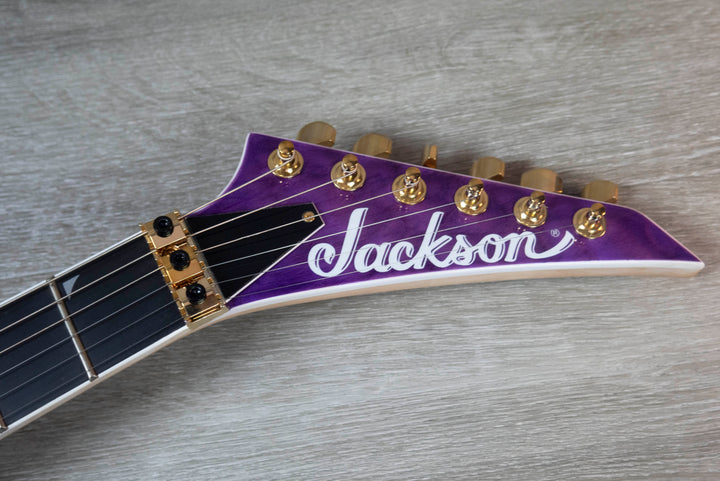 Jackson Pro Series Soloist SL2Q MAH, Ebony Fingerboard, Transparent Purple