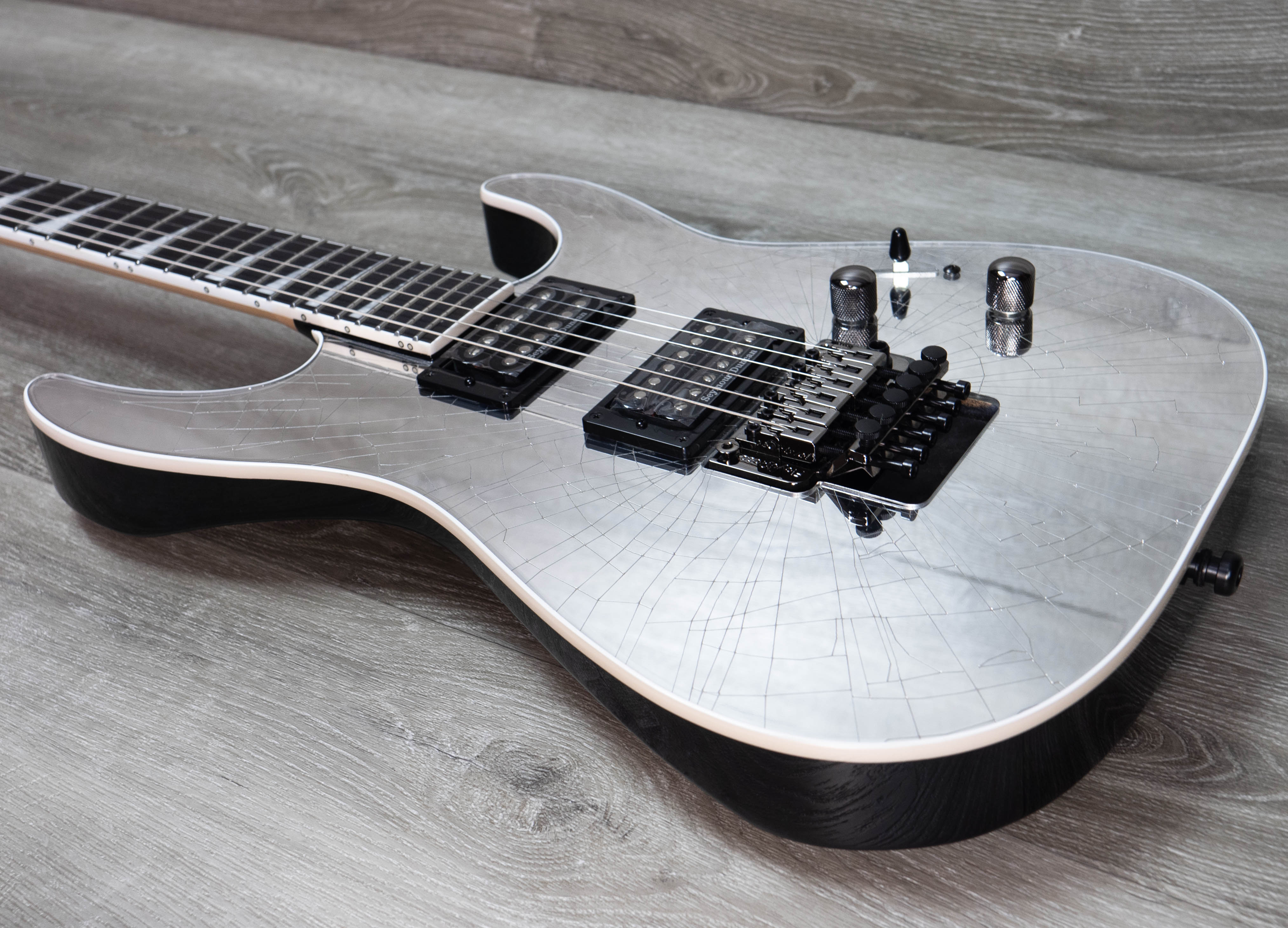 Jackson Pro Plus Series Soloist SL2, diapasón de ébano, espejo