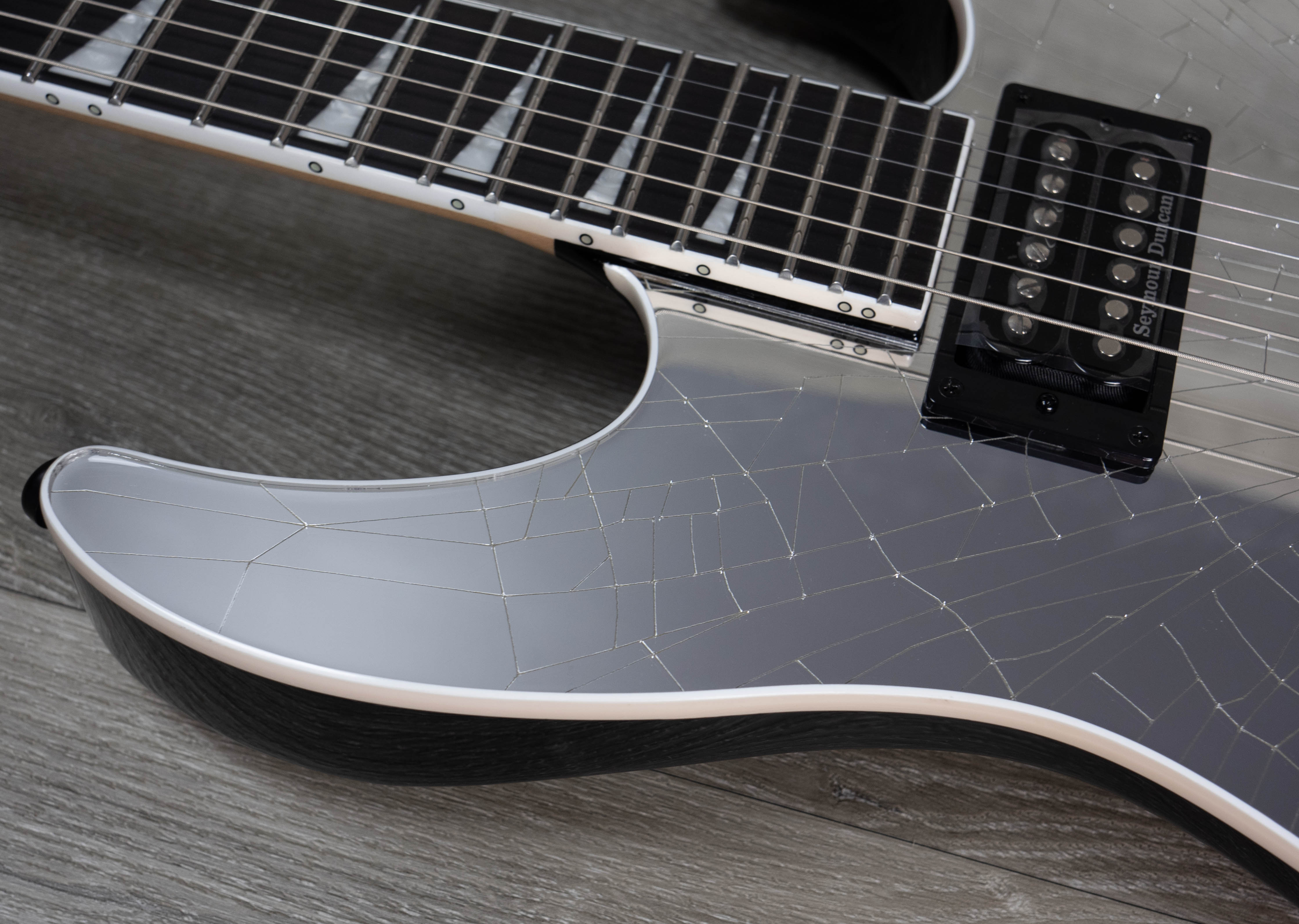 Jackson Pro Plus Series Soloist SL2, Ebony Fingerboard, Shattered
