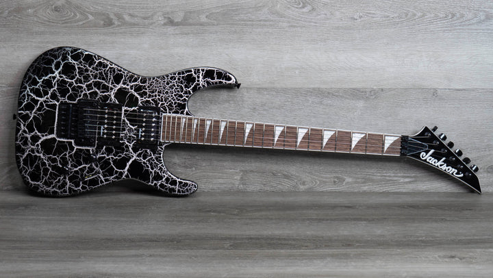 Jackson X Series Soloist SLX DX, touche en laurier, Silver Mercury Crackle 