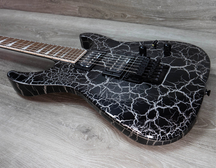 Jackson X Series Soloist SLX DX, touche en laurier, Silver Mercury Crackle 