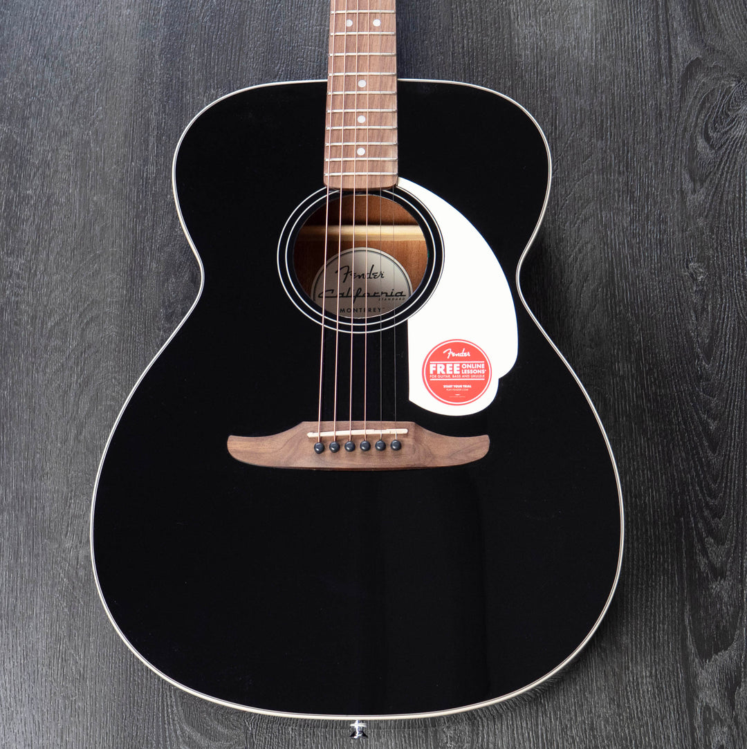 Fender California Standard Monterey Acoustic Guitar, Black