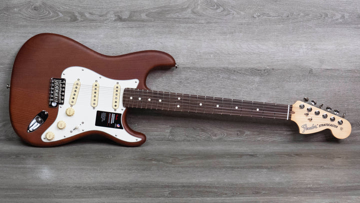 Fender Limited Edition American Performer Timber Stratocaster, touche en palissandre, couleur moka