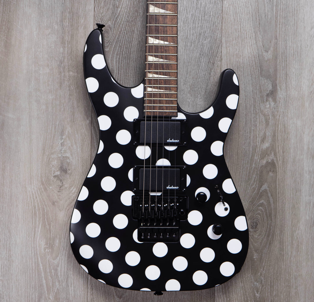 Jackson X Series Soloist, SLX DX, Laurel Fingerboard, Polka Dot