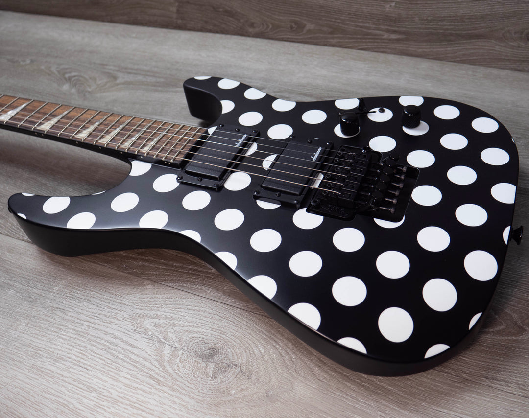 Jackson X Series Soloist, SLX DX, Laurel Fingerboard, Polka Dot