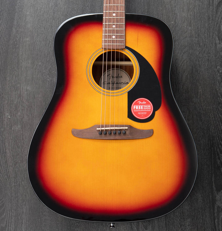 Fender California Standard Redondo Acoustic Guitar, 3-Colour Sunburst