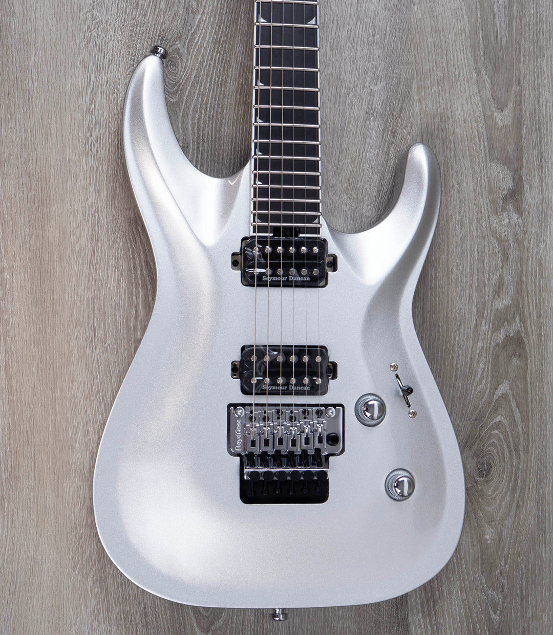 Jackson Pro Plus Series Soloist SLA2, Ebony Fingerboard, Quicksilver