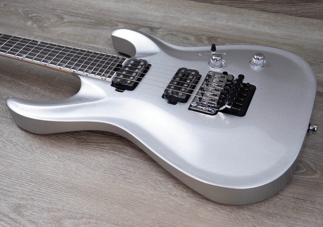 Jackson Pro Plus Series Soloist SLA2, Ebony Fingerboard, Quicksilver