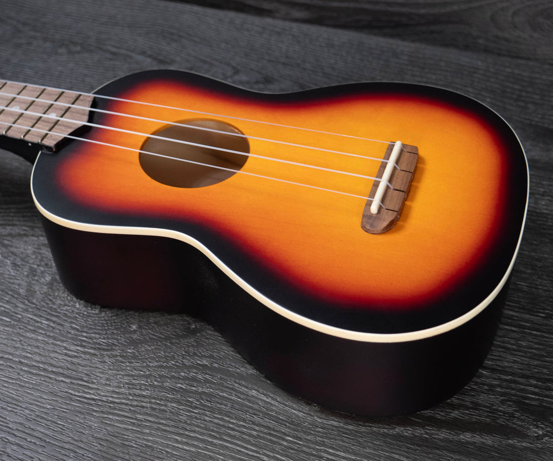 Ukelele Fender Venice, soprano, Sunburst de 2 tonos