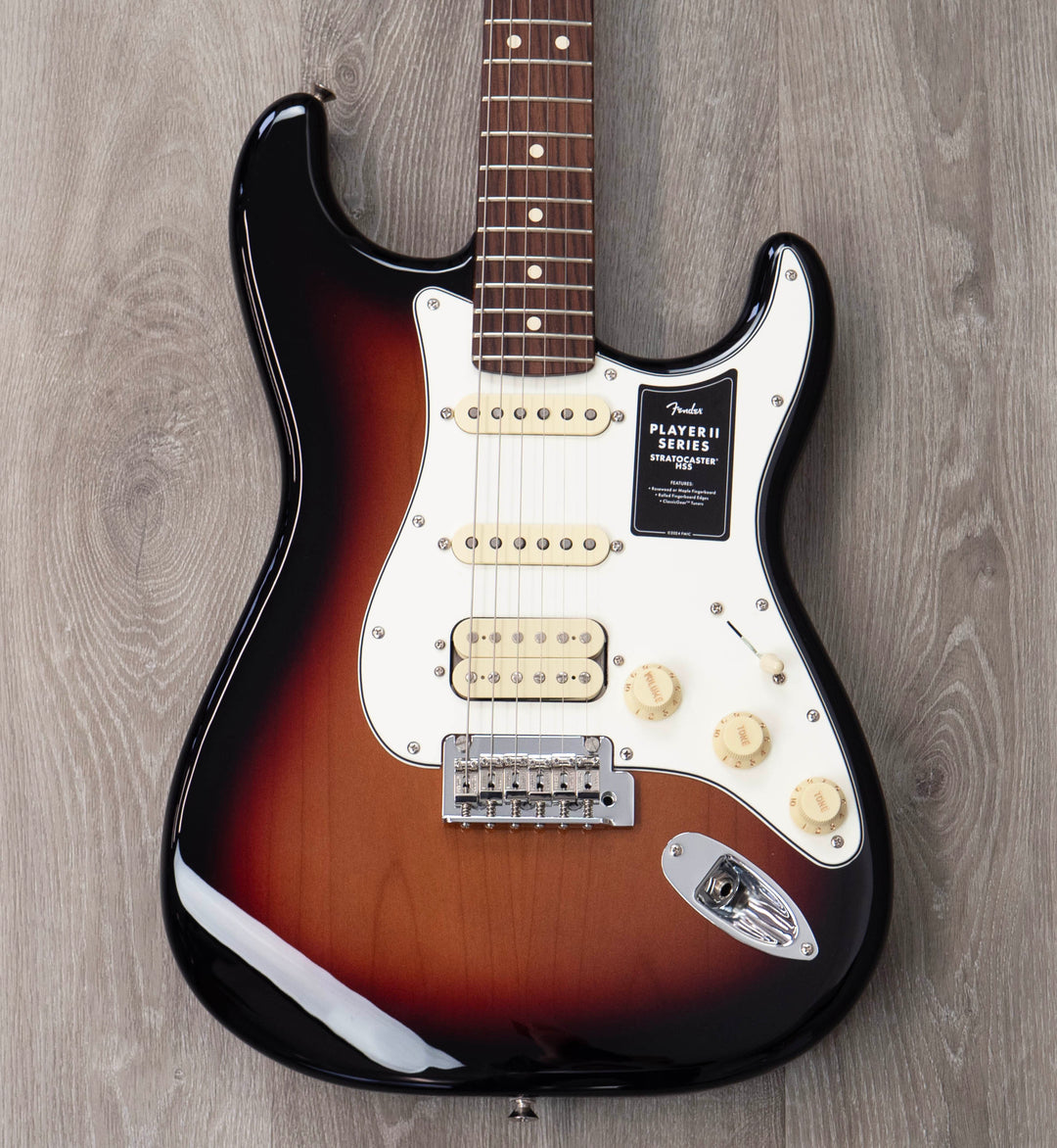 Fender Player II Stratocaster HSS, Rosewood Fingerboard, 3-Colour Sunburst