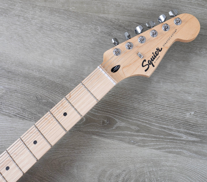 Squier Sonic Stratocaster HT, Maple Fingerboard, White Pickguard, Sea Foam Green