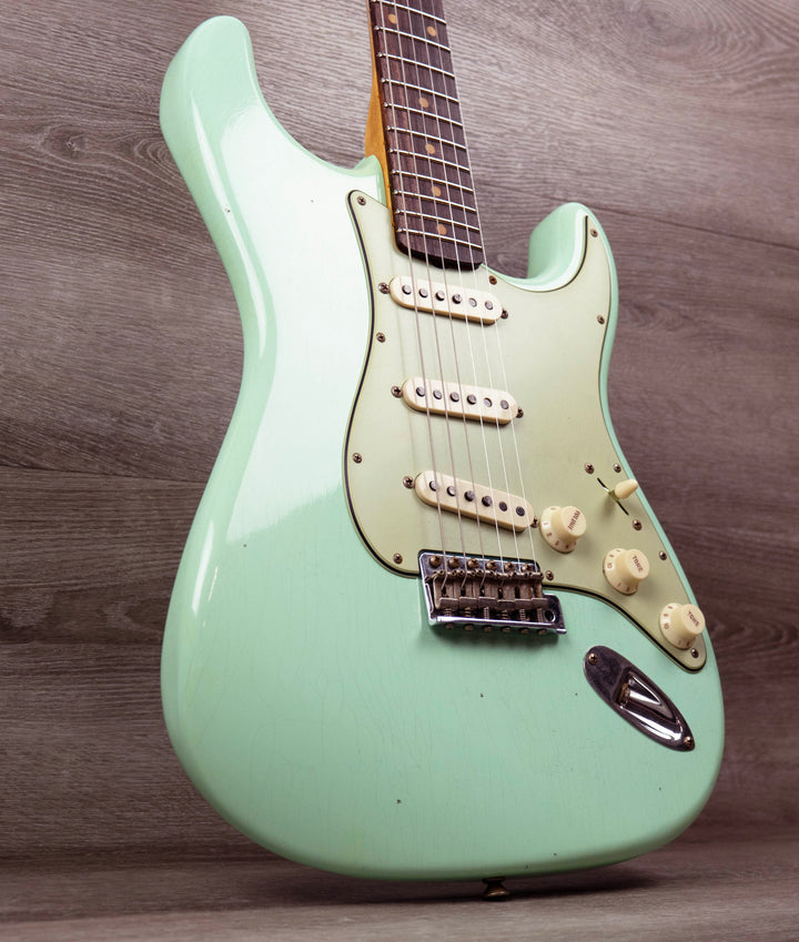 Fender Custom Shop Limited Edition 60 Journeyman Relic Strat, Faded Aged Surf Green