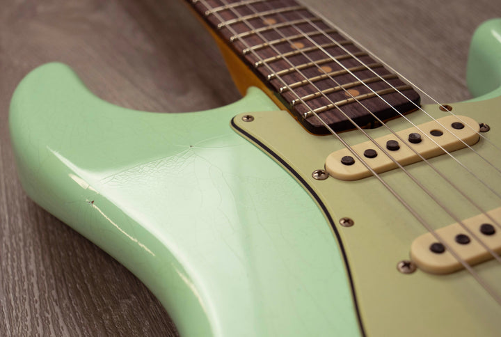 Fender Custom Shop Limited Edition 60 Journeyman Relic Strat, Faded Aged Surf Green