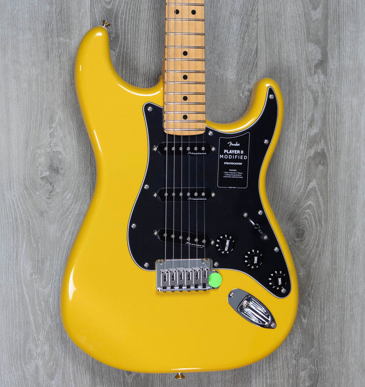 Fender Player II Modified Stratocaster, Maple Fingerboard, Sunshine Yellow