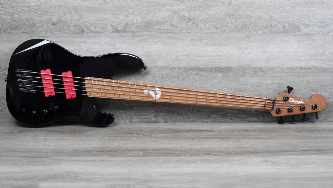 Charvel Sleep Token iii Signature Pro-Mod San Dimas Bass V, Caramelized Maple Fingerboard, Black