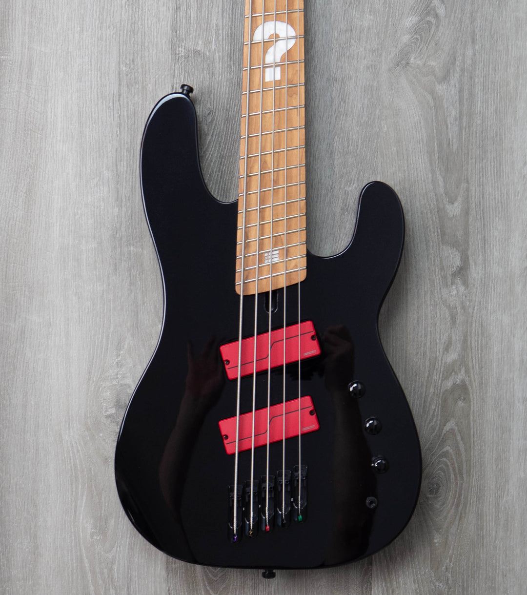 Charvel Sleep Token iii Signature Pro-Mod San Dimas Bass V, Caramelized Maple Fingerboard, Black