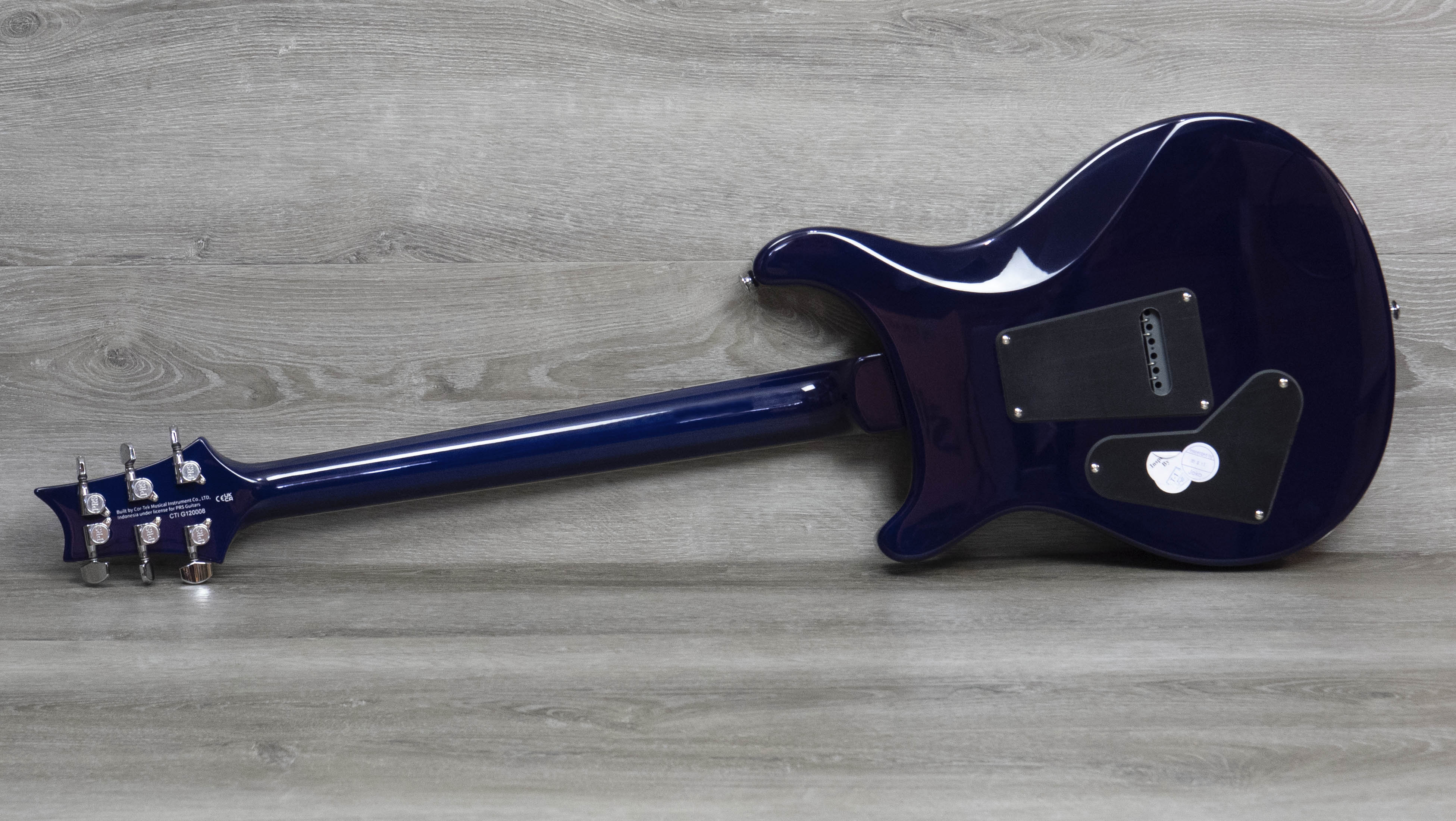 PRS SE Standard 24-08 Electric Guitar, Translucent Blue – A Strings
