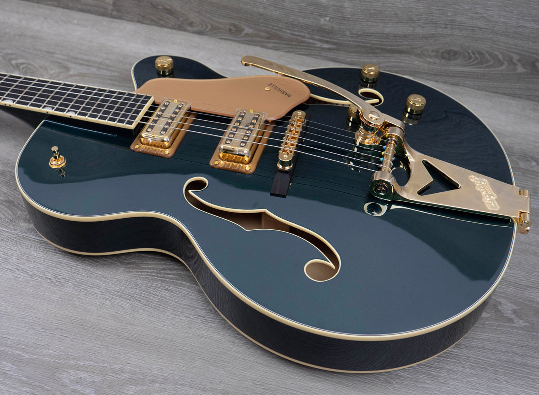 Grestch Synchromatic Nashville Hollow Body Single-Cut with Bigsby, Ebony Fingerboard, Cadillac Green