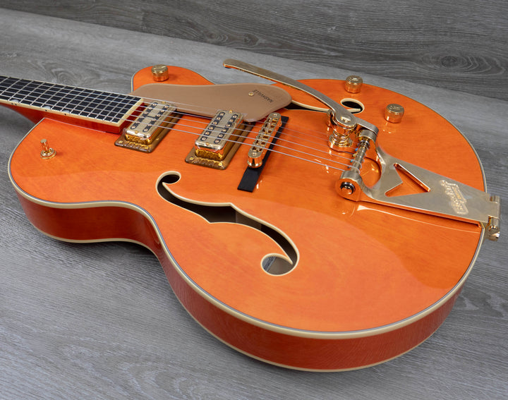 Grestch Synchromatic Nashville Hollow Body Single-Cut with Bigsby, Ebony Fingerboard, 50's Orange Stain