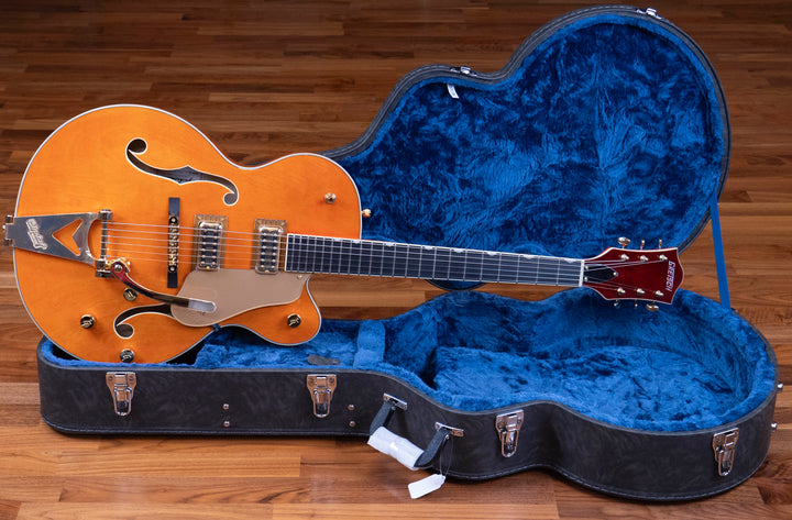 Grestch Synchromatic Nashville Hollow Body Single-Cut with Bigsby, Ebony Fingerboard, 50's Orange Stain