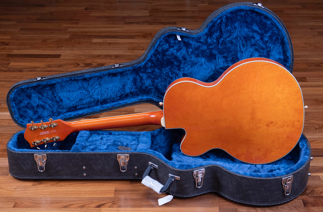Grestch Synchromatic Nashville Hollow Body Single-Cut with Bigsby, Ebony Fingerboard, 50's Orange Stain