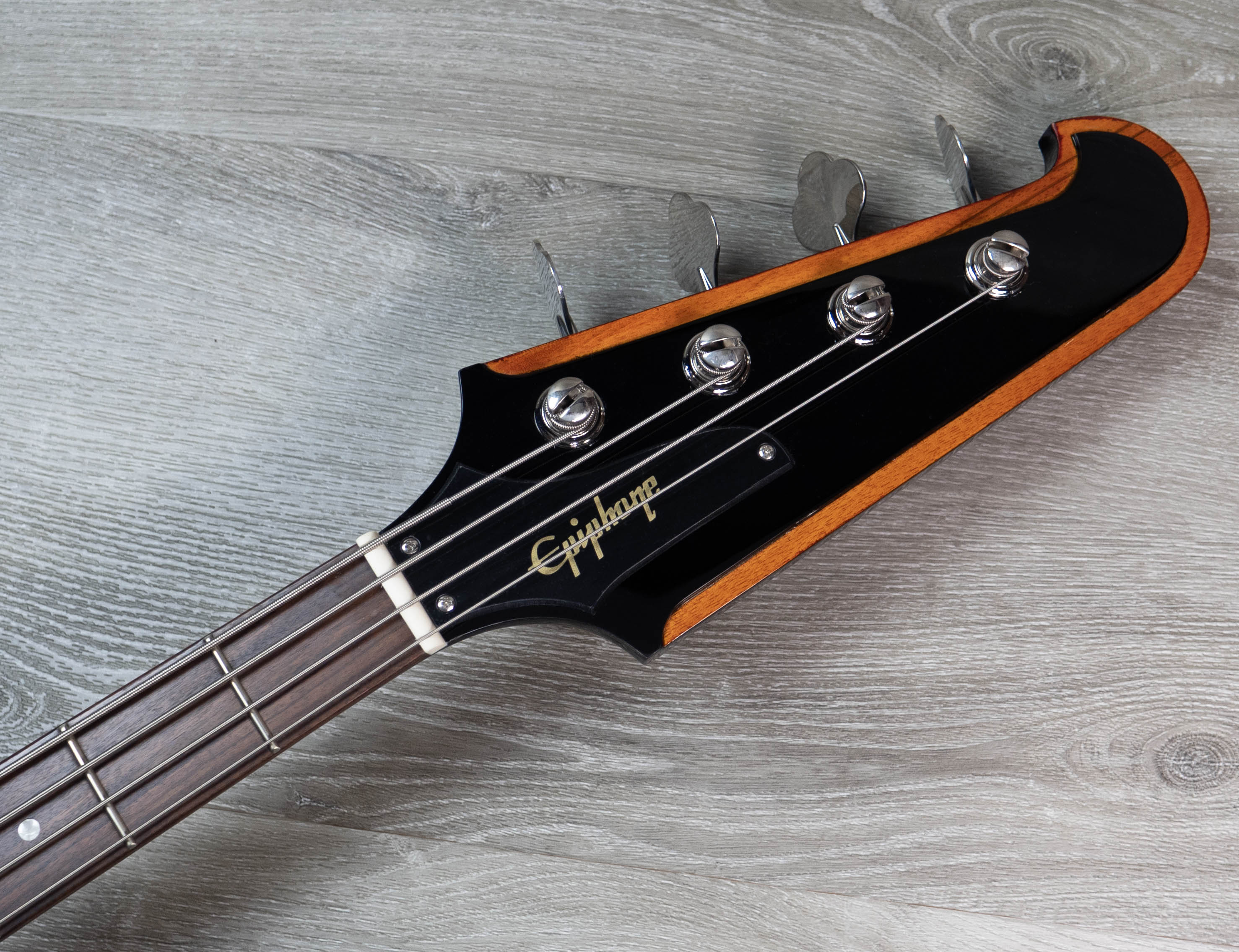 Epiphone Thunderbird Vintage Pro Bass Guitar, Tobacco Sunburst – A