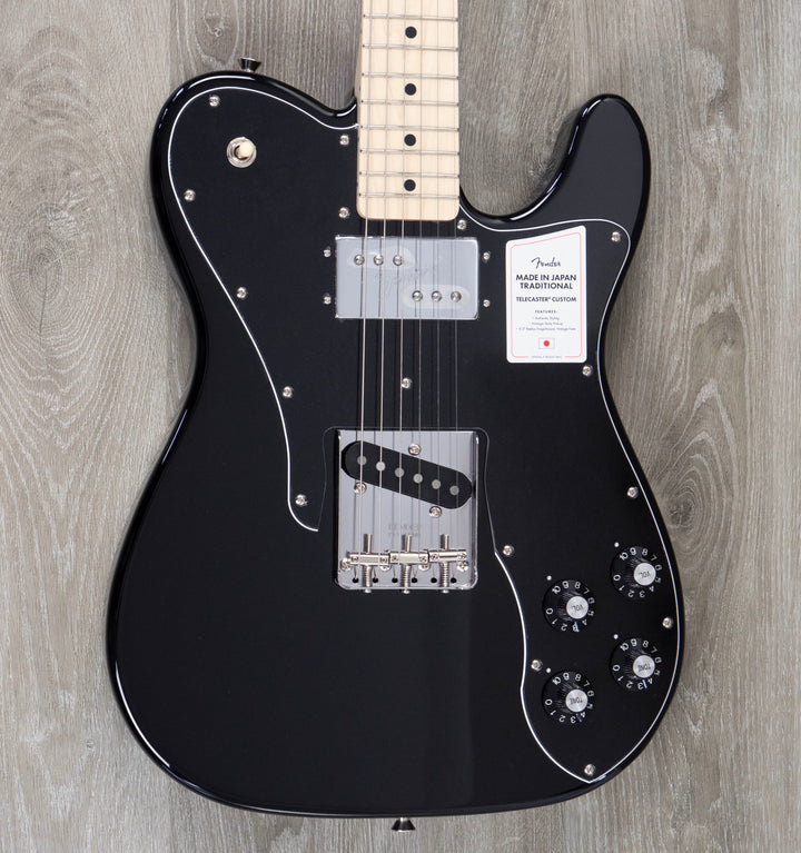 Fender  Made in Japan Traditional 70s Telecaster Custom, Maple Fingerboard, Black
