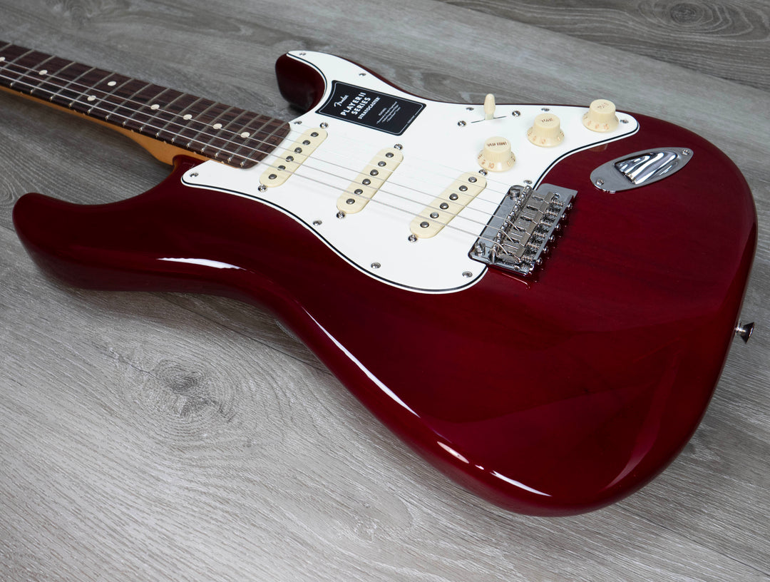 Fender Player II Stratocaster, touche en palissandre, Cherry Burst transparent