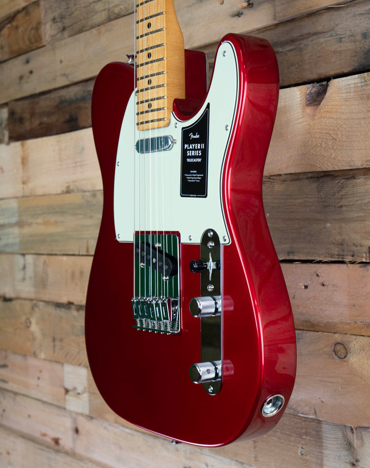 Fender 75th Anniversary Player II Telecaster, Maple Fingerboard, Candy Apple Red