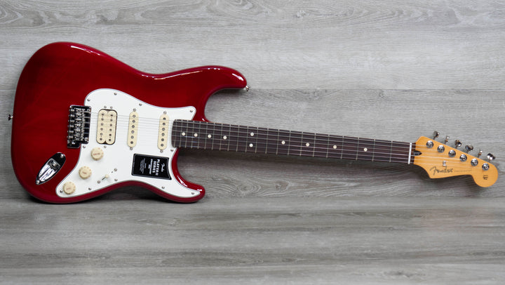 Fender Player II Stratocaster HSS, touche en palissandre, Cherry Burst transparent